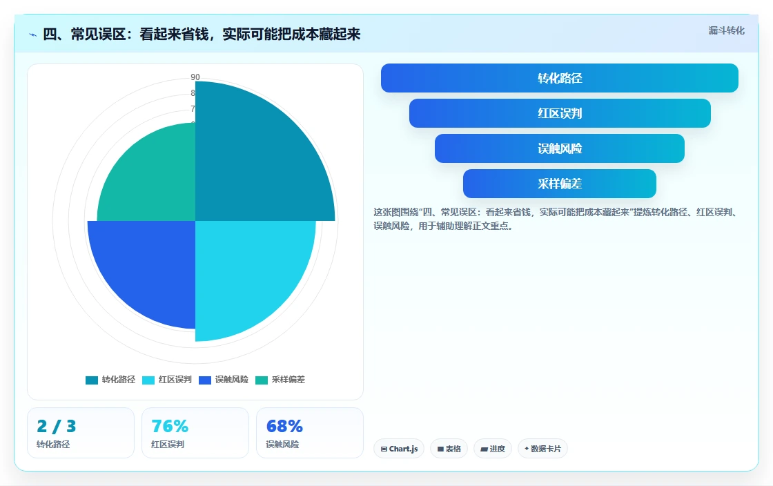 四、常见误区:看起来省钱,实际可能把成本藏起来