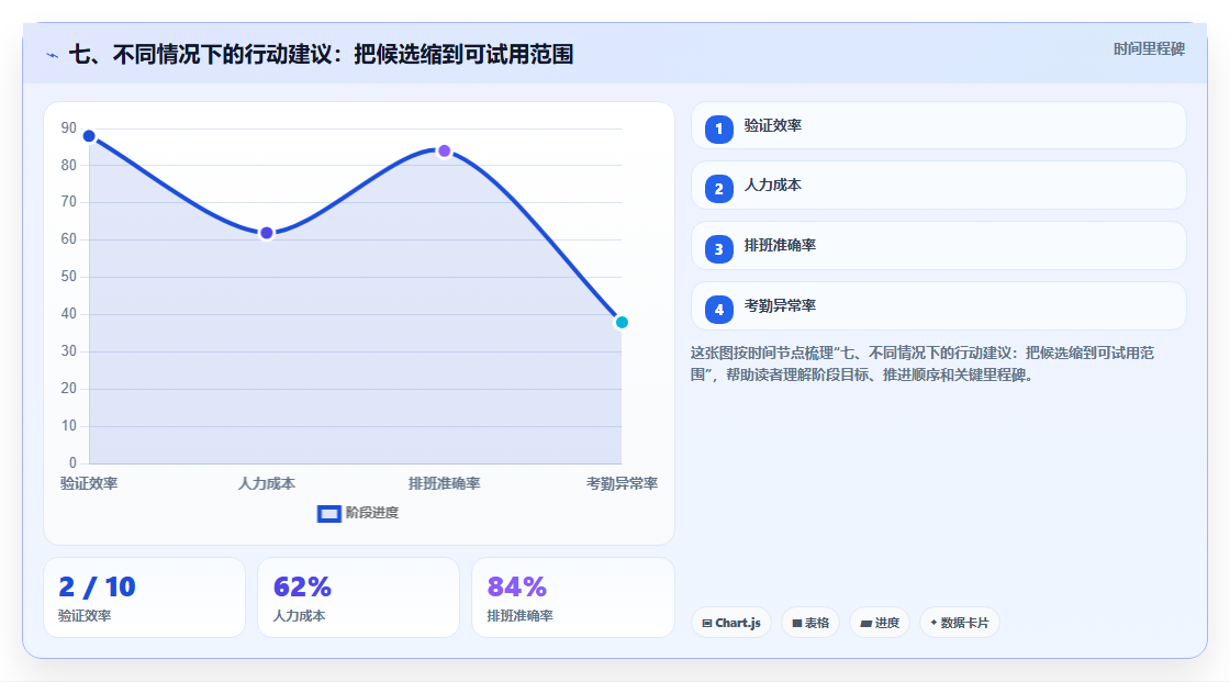 七、不同情况下的行动建议:把候选缩到可试用范围