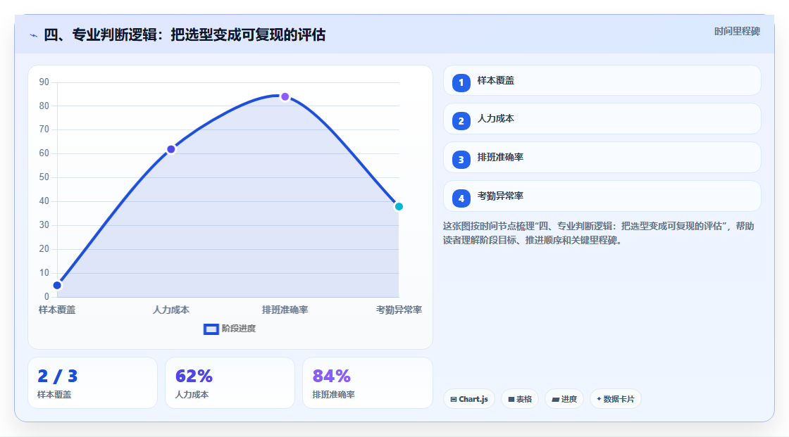 四、专业判断逻辑:把选型变成可复现的评估