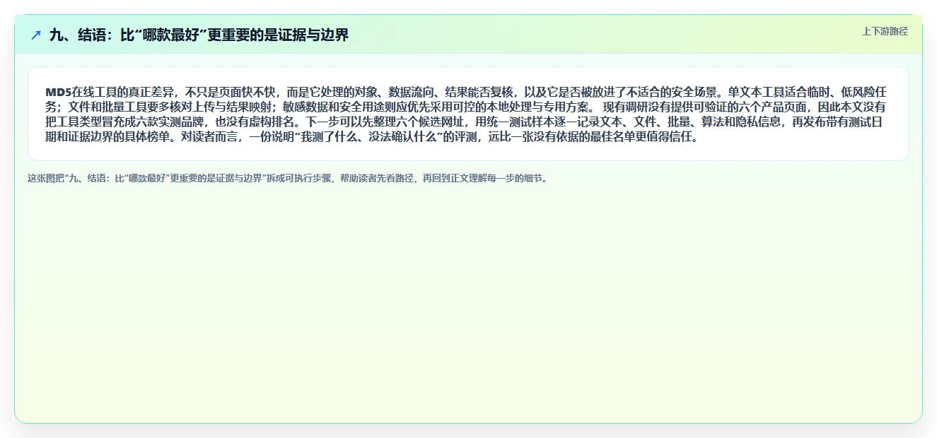 九、结语:比“哪款最好”更重要的是证据与边界