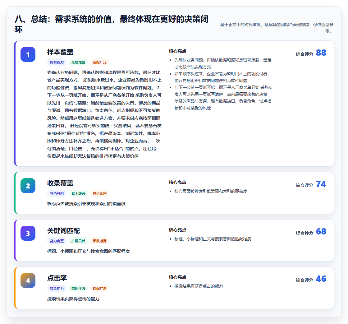 八、总结：需求系统的价值，最终体现在更好的决策闭环