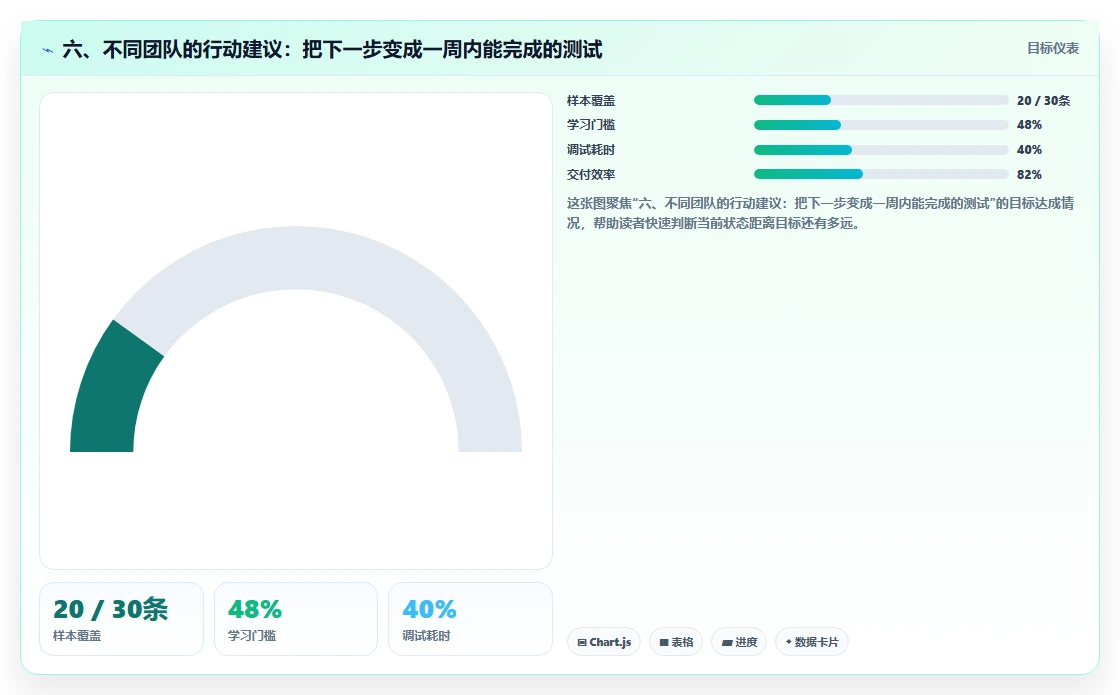 六、不同团队的行动建议:把下一步变成一周内能完成的测试