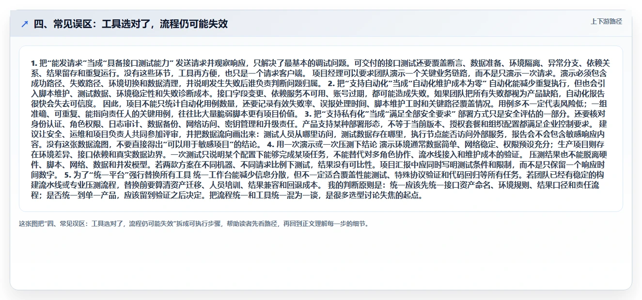 四、常见误区:工具选对了,流程仍可能失效