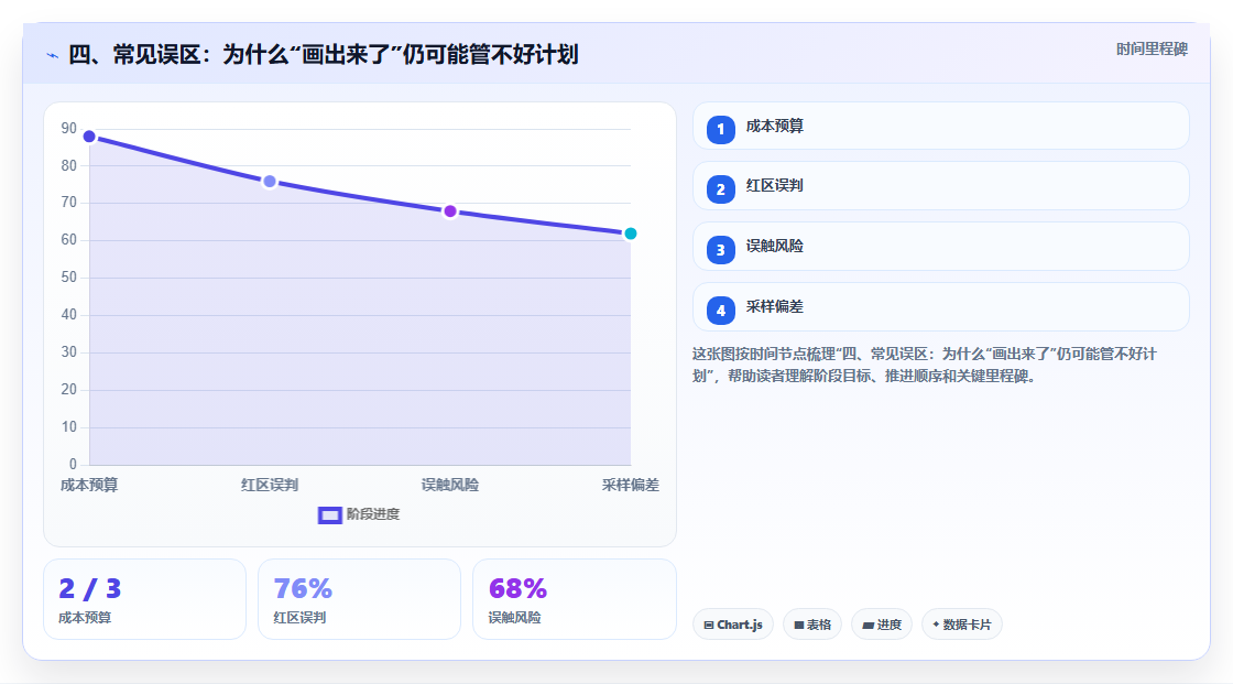 四、常见误区：为什么“画出来了”仍可能管不好计划