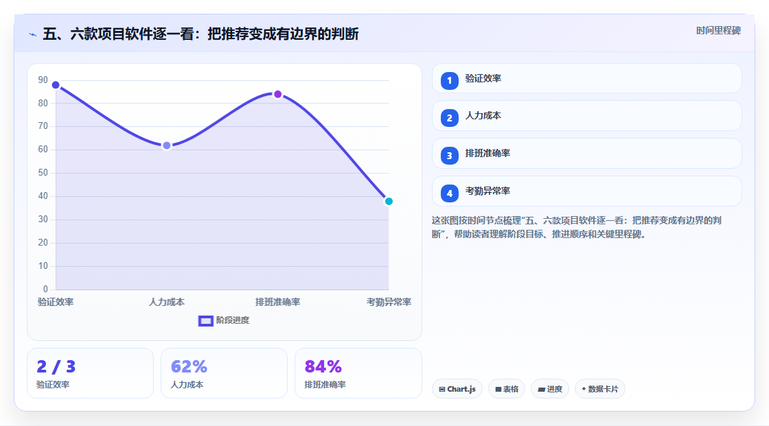 五、六款项目软件逐一看：把推荐变成有边界的判断