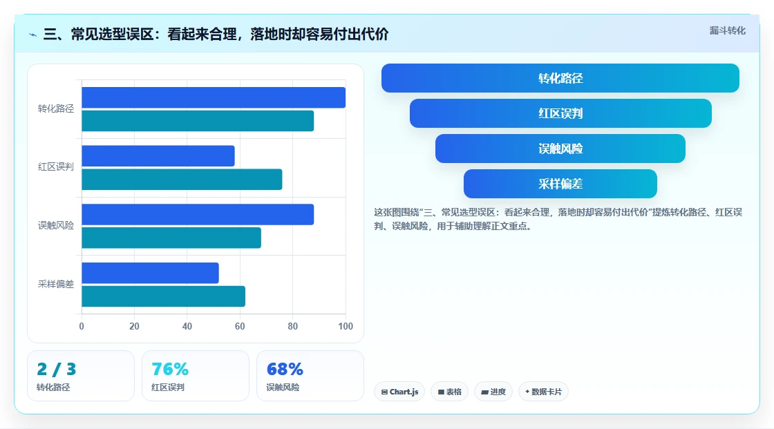 三、常见选型误区:看起来合理,落地时却容易付出代价