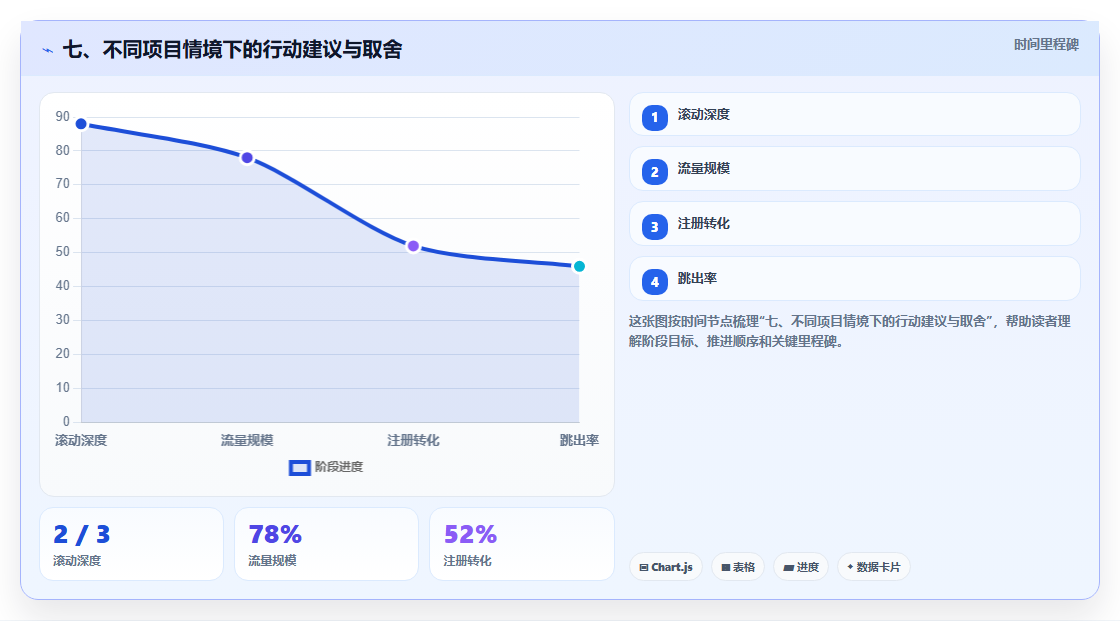 七、不同项目情境下的行动建议与取舍