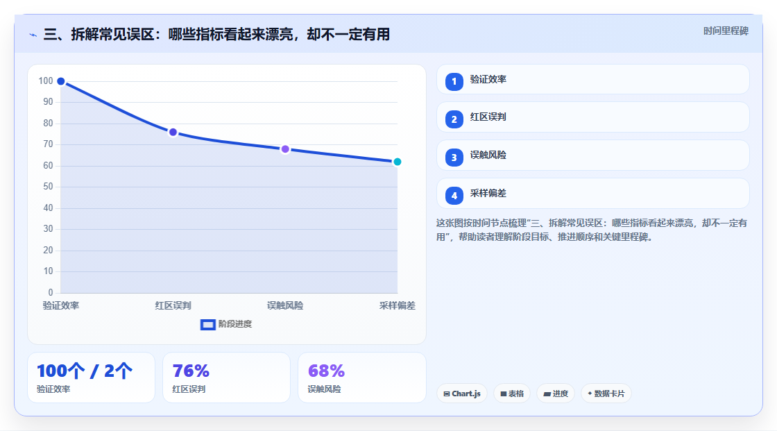 三、拆解常见误区:哪些指标看起来漂亮,却不一定有用
