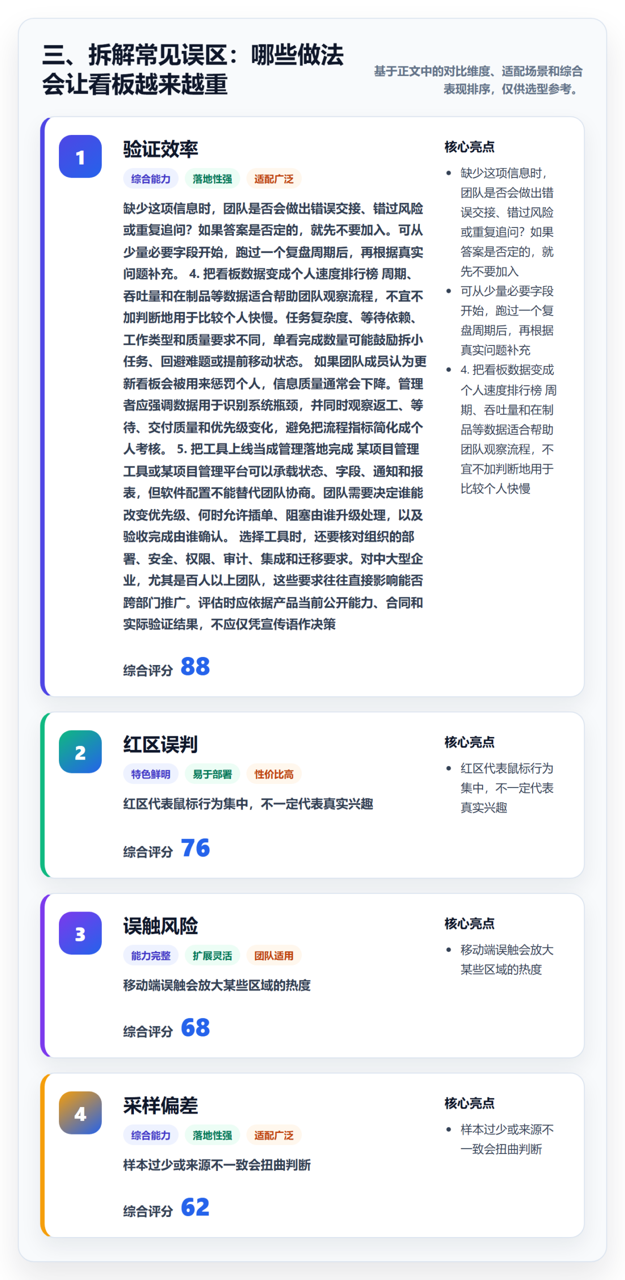 三、拆解常见误区:哪些做法会让看板越来越重