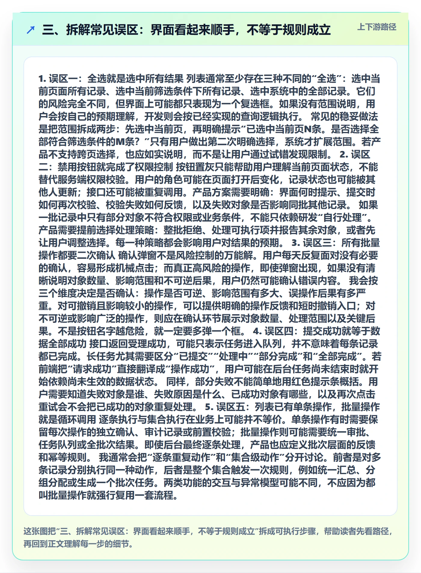 三、拆解常见误区:界面看起来顺手,不等于规则成立