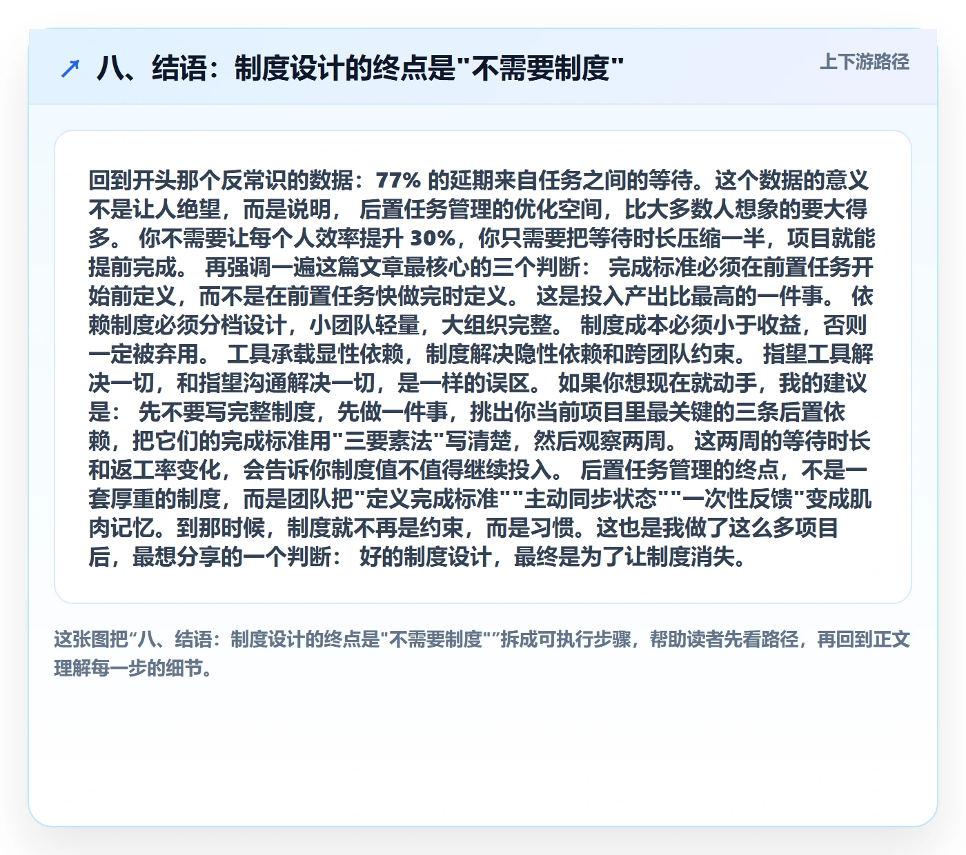八、结语:制度设计的终点是"不需要制度"