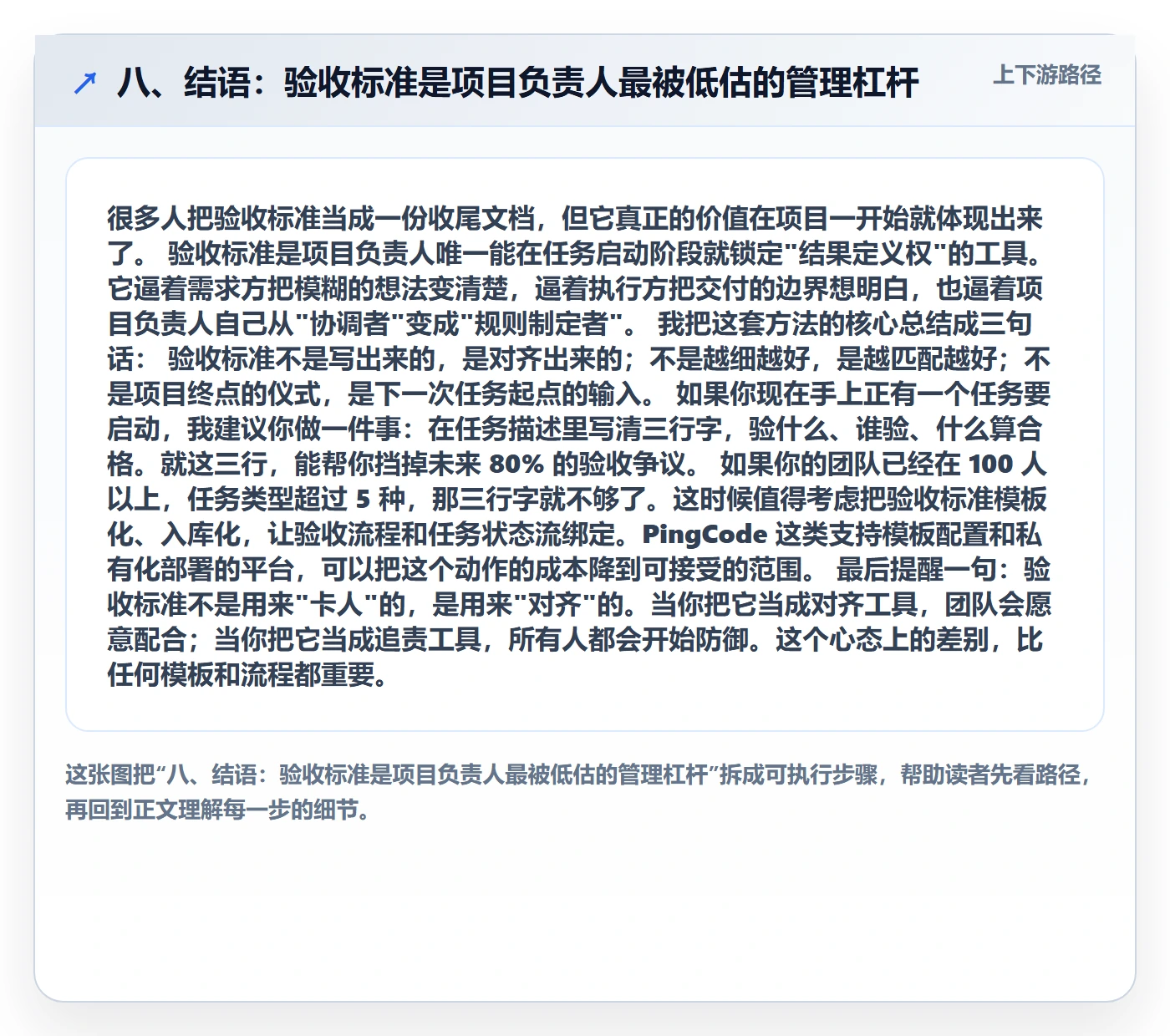 八、结语:验收标准是项目负责人最被低估的管理杠杆