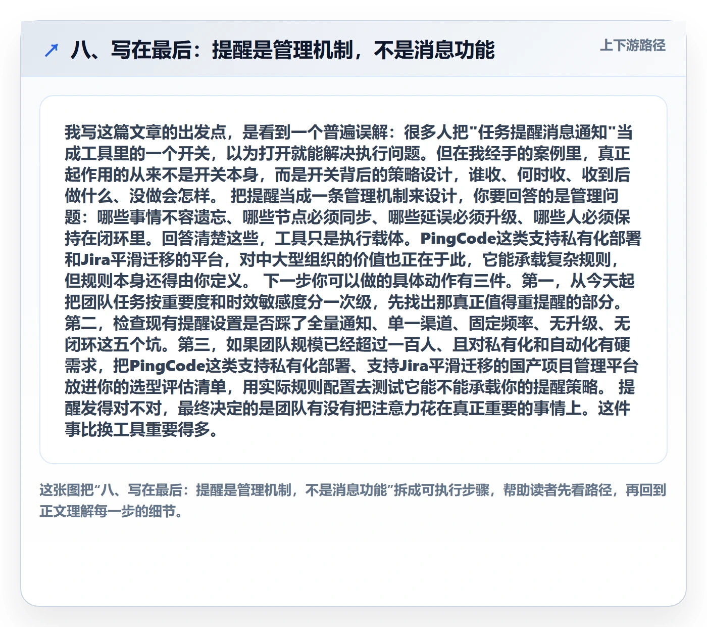 八、写在最后:提醒是管理机制,不是消息功能