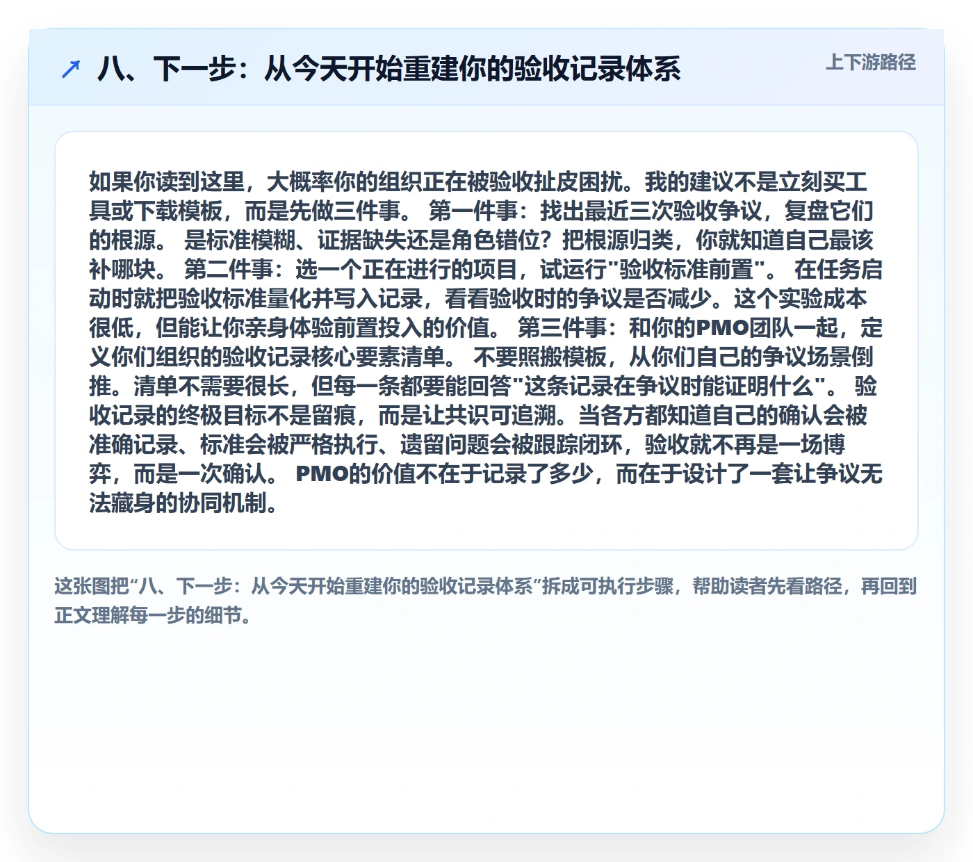 八、下一步:从今天开始重建你的验收记录体系