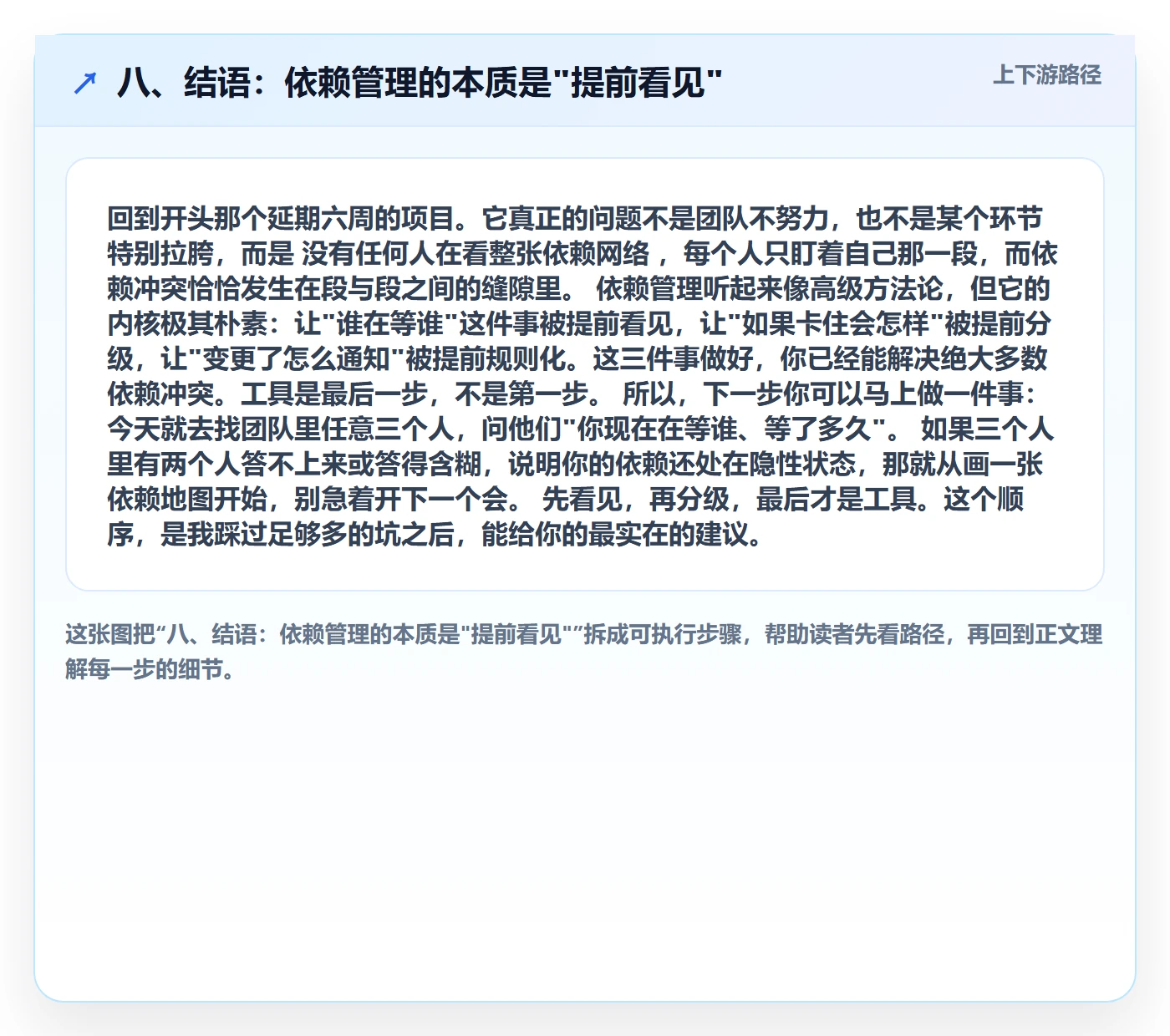 八、结语:依赖管理的本质是"提前看见"