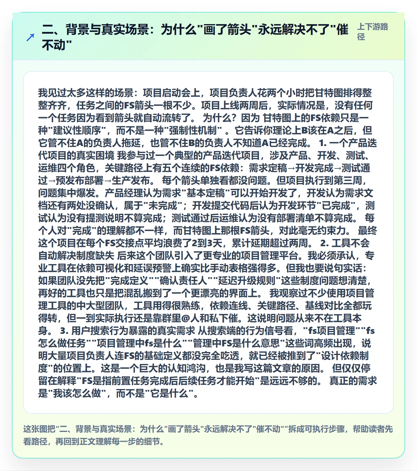 二、背景与真实场景:为什么"画了箭头"永远解决不了"催不动"