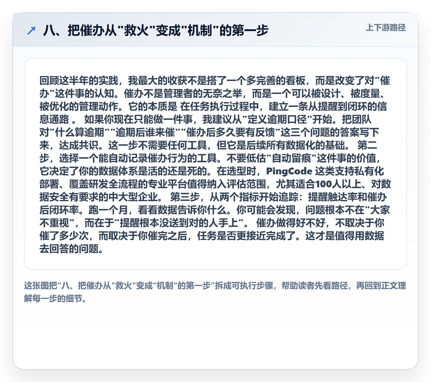 八、把催办从"救火"变成"机制"的第一步