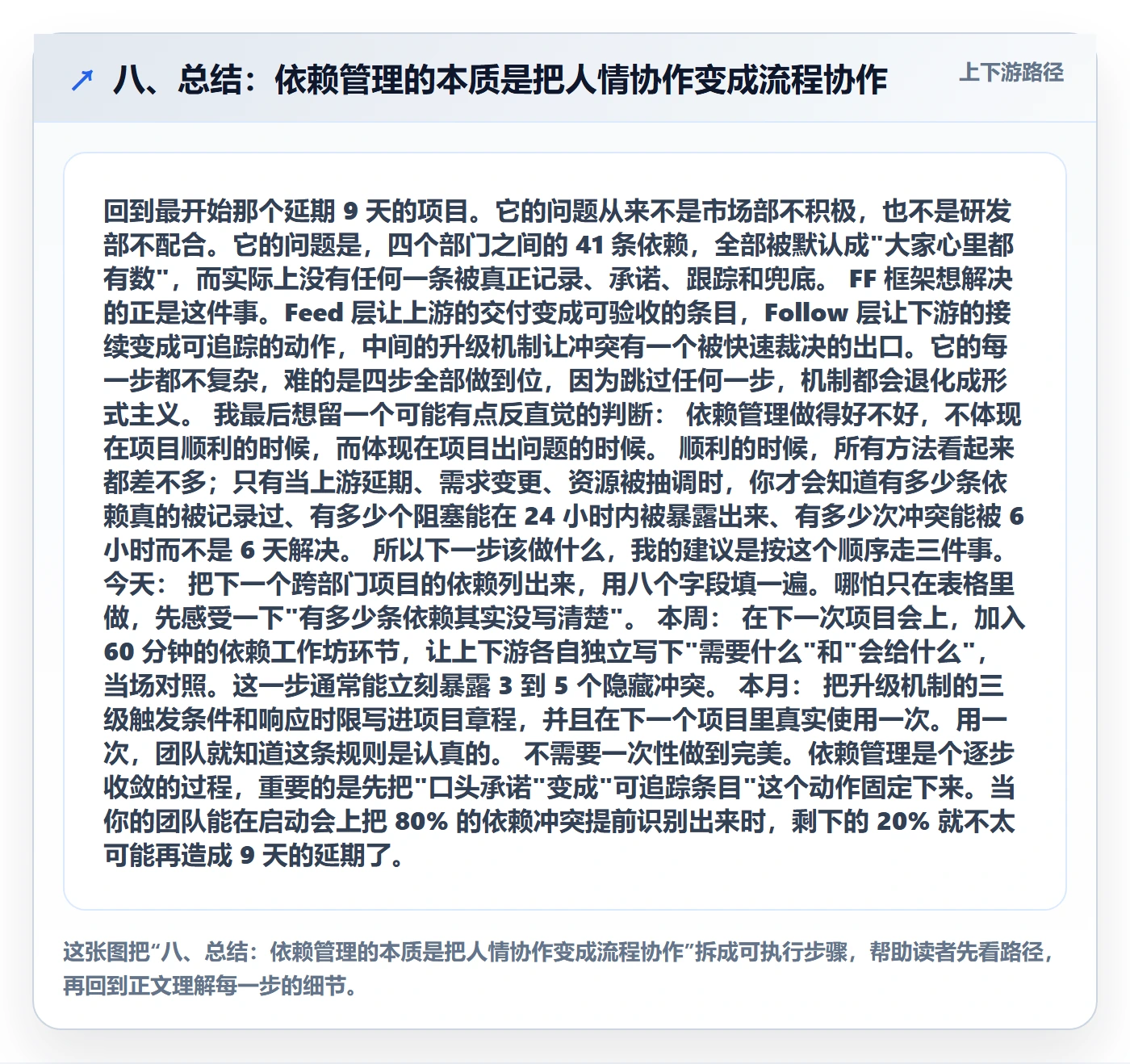 八、总结:依赖管理的本质是把人情协作变成流程协作