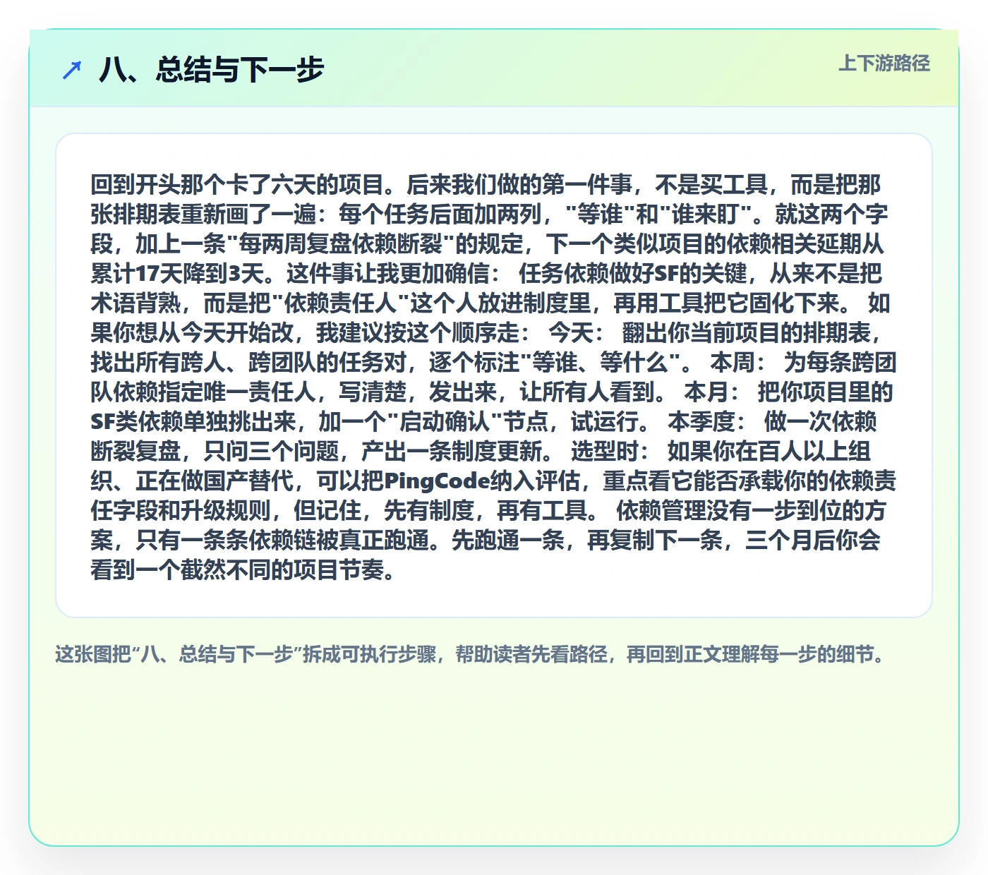 八、总结与下一步