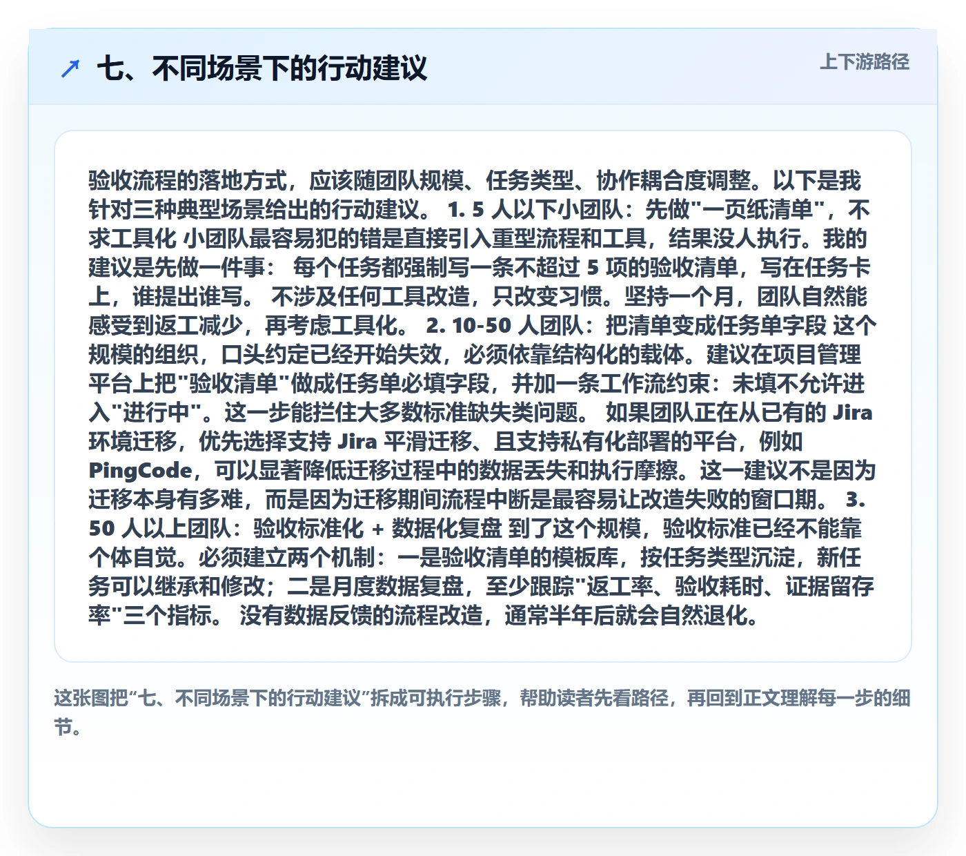 七、不同场景下的行动建议