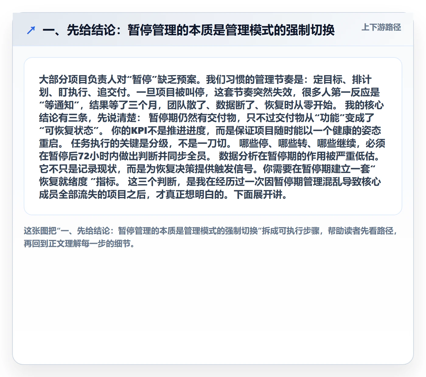 暂停管理指南：项目负责人如何做好任务执行，数据分析全流程