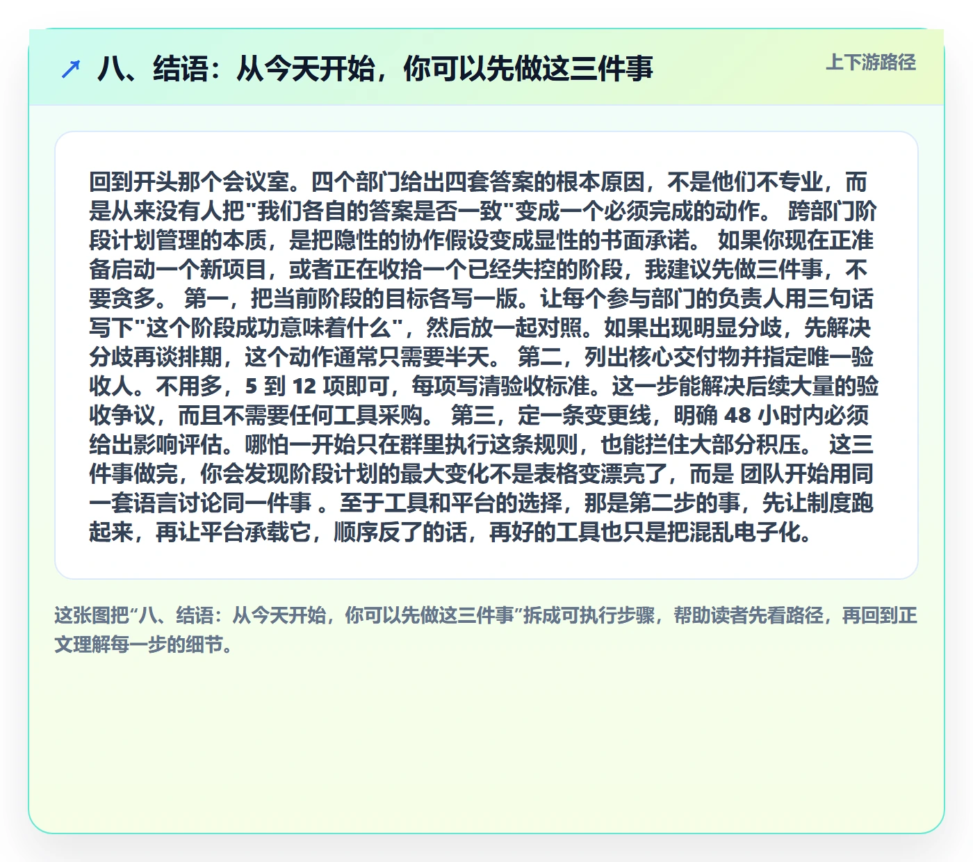 八、结语:从今天开始,你可以先做这三件事