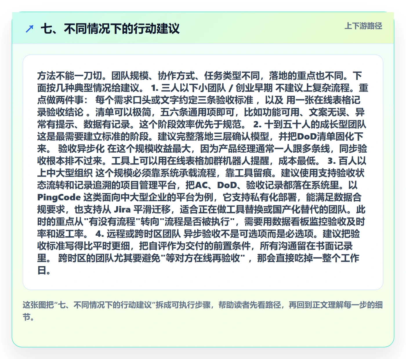 七、不同情况下的行动建议