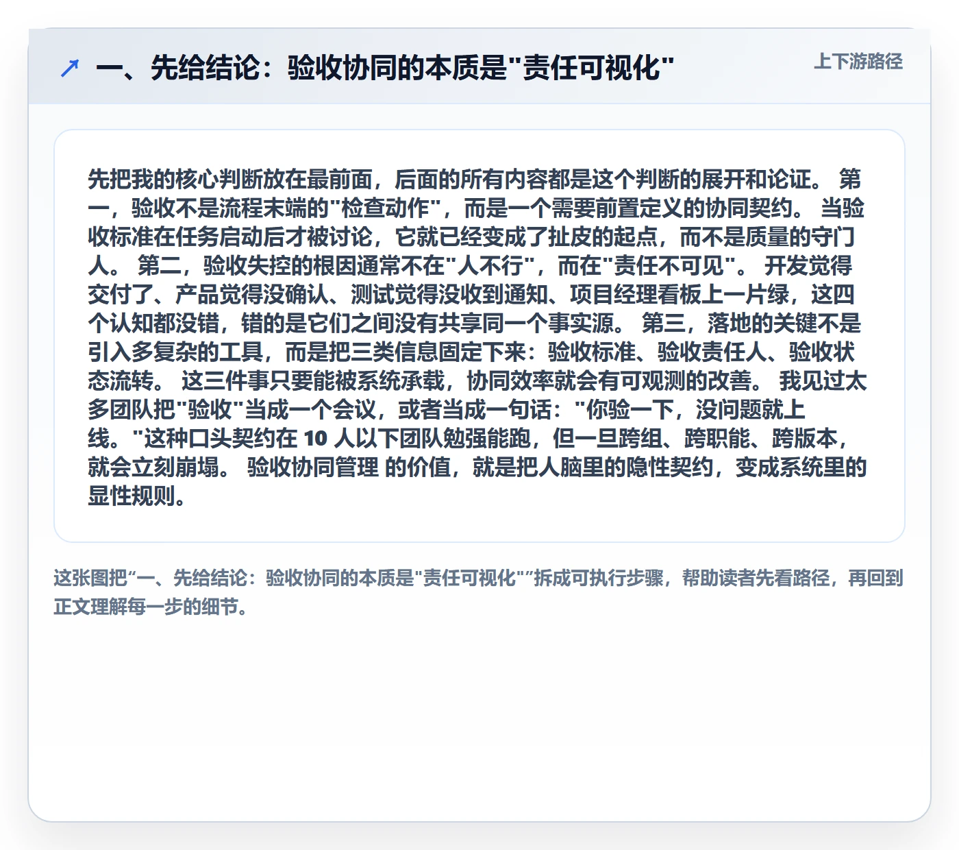 审核落地方案：研发团队开展任务验收的协同管理案例解析