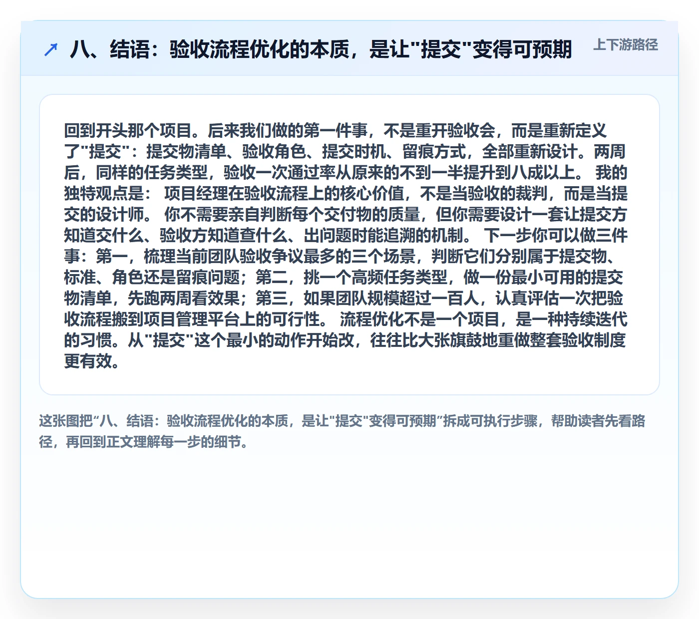 八、结语:验收流程优化的本质,是让"提交"变得可预期