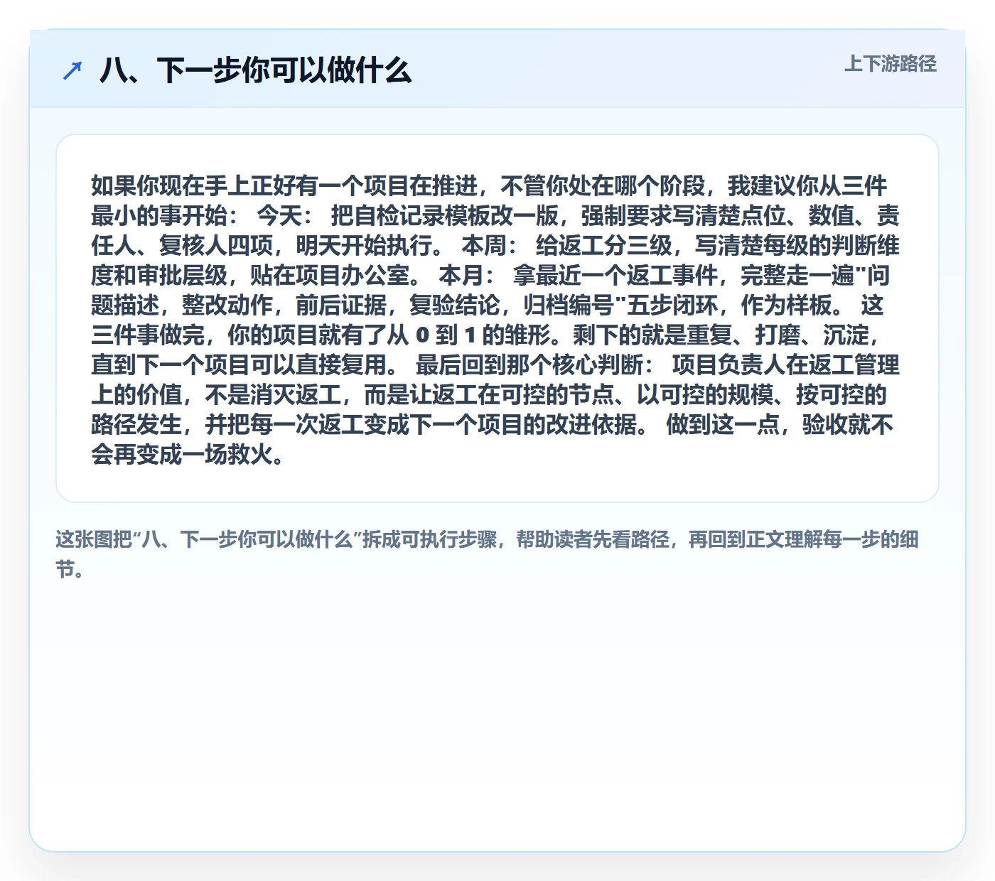 八、下一步你可以做什么