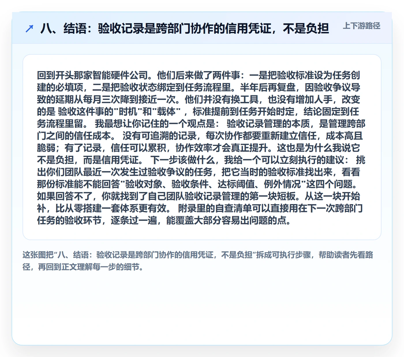 八、结语:验收记录是跨部门协作的信用凭证,不是负担