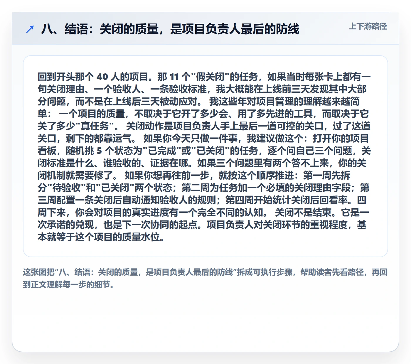 八、结语:关闭的质量,是项目负责人最后的防线