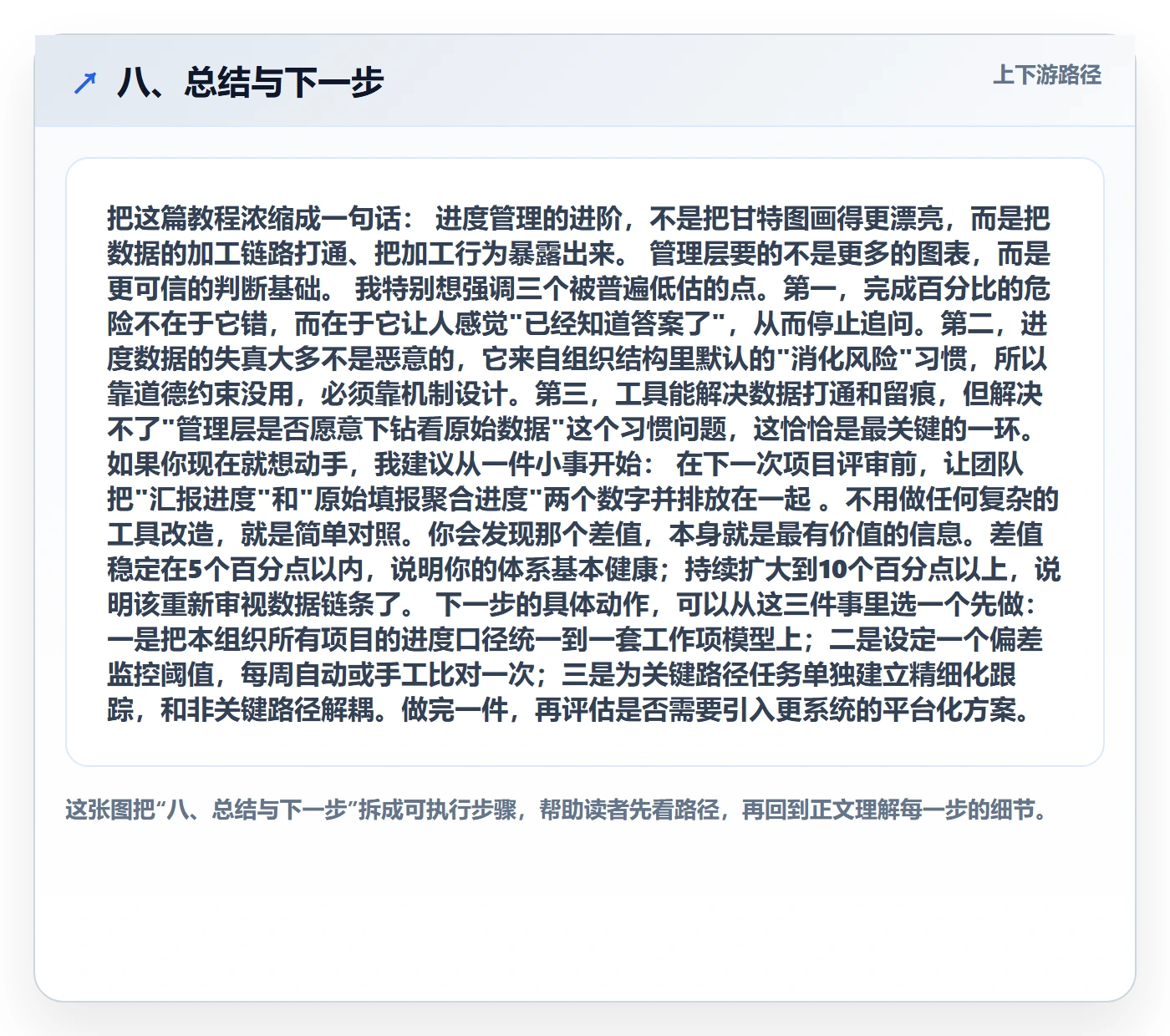 八、总结与下一步