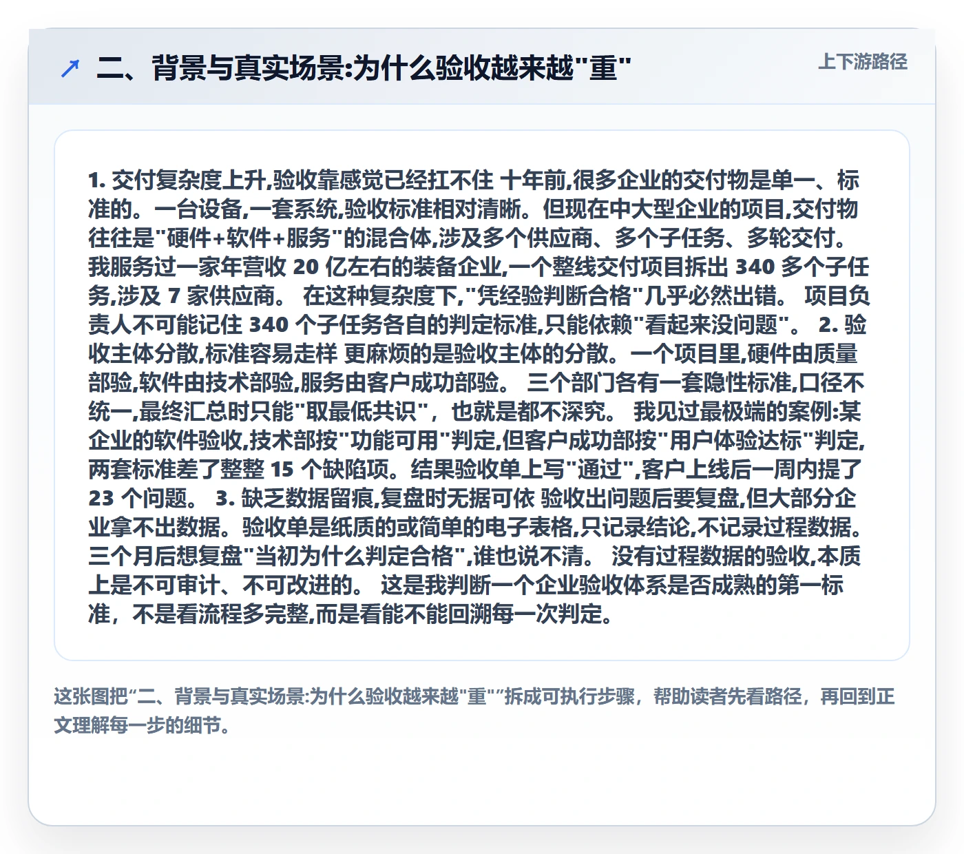 二、背景与真实场景:为什么验收越来越"重"