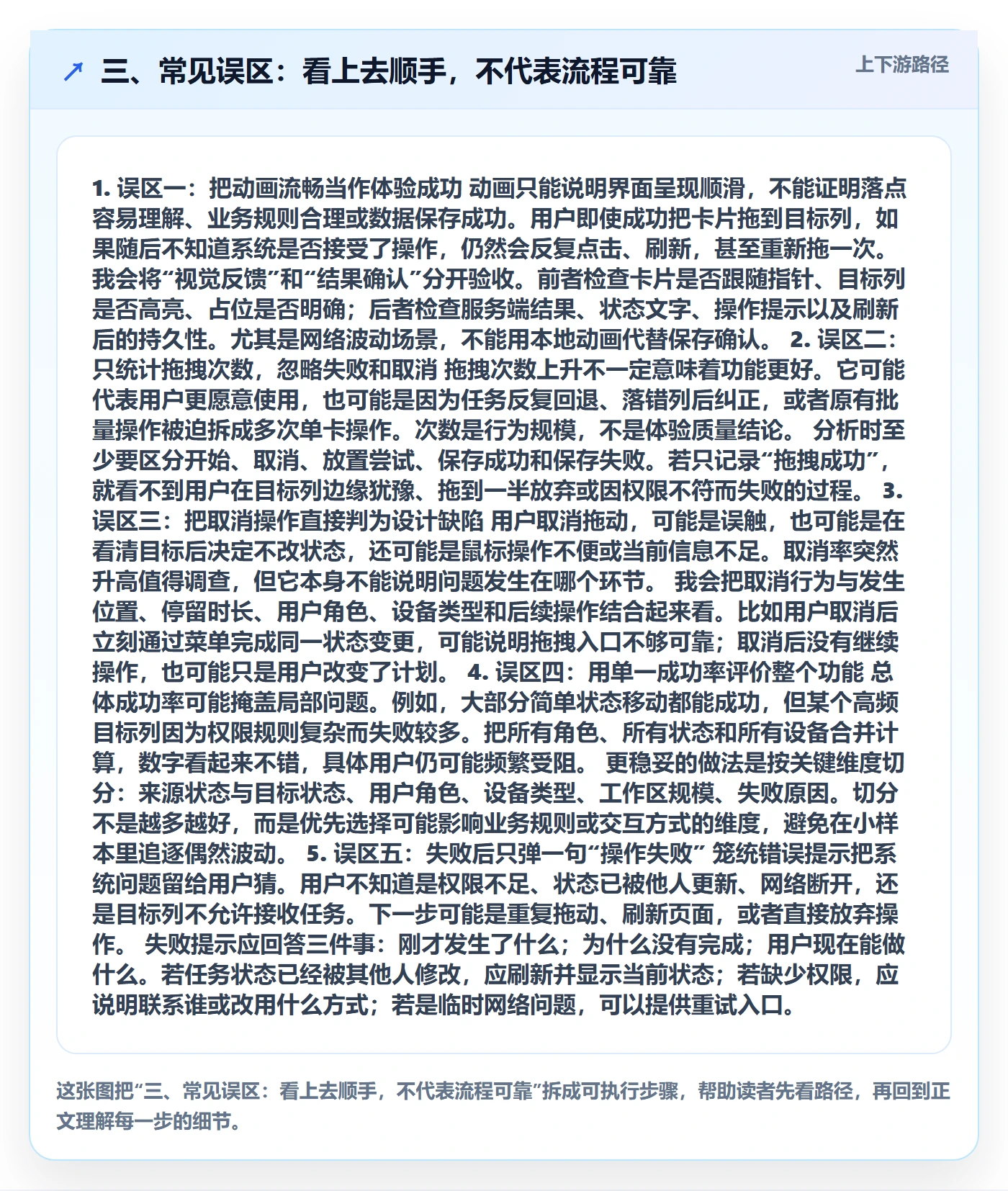 三、常见误区:看上去顺手,不代表流程可靠