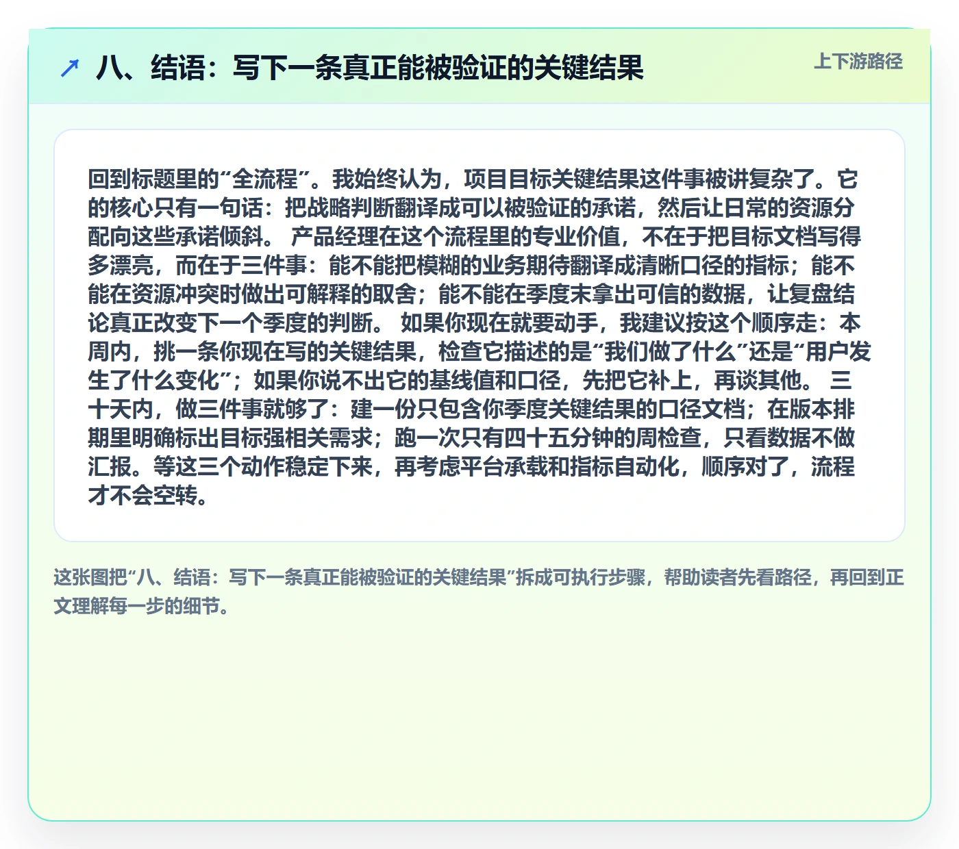 八、结语:写下一条真正能被验证的关键结果